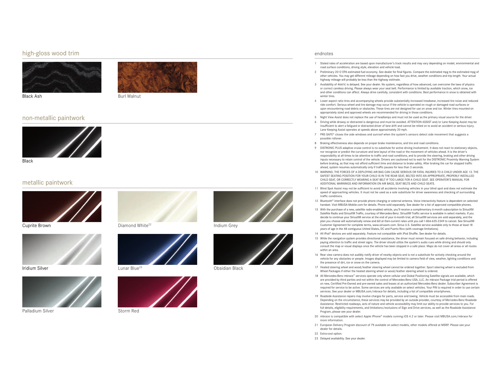 2012 Mercedes-Benz CLS-Class Brochure Page 2